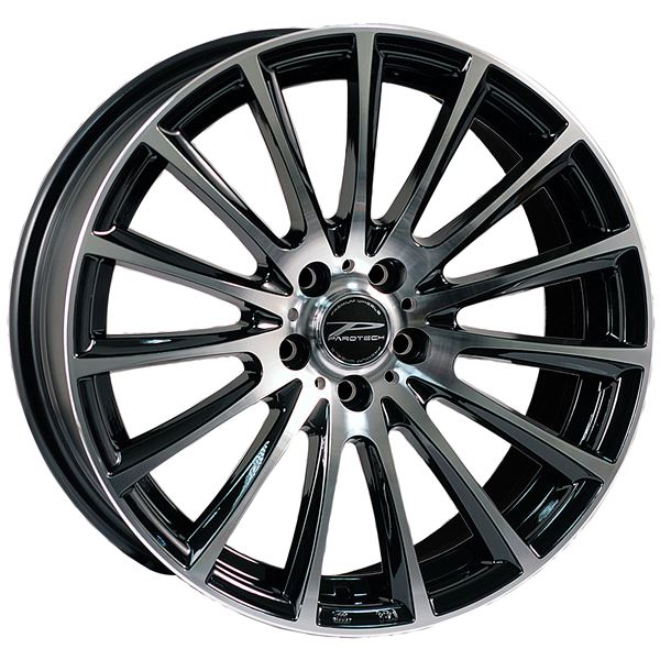 Jante aluminium Parotech 15 pouces Black Poli Brillant