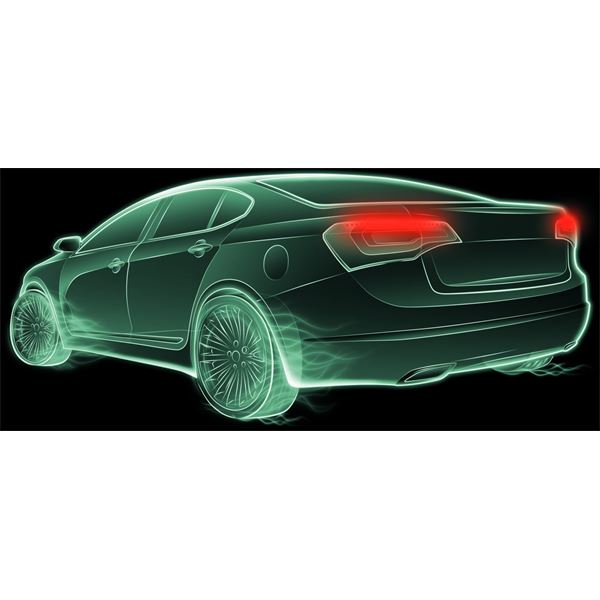 2 bandes led ultrafines éclairage rouge