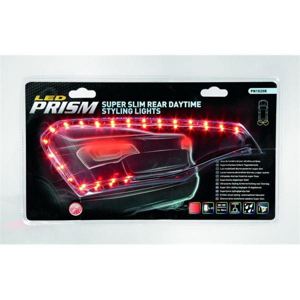 2 bandes led ultrafines éclairage rouge
