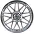 Jante aluminium Parotech 15 pouces Hyper Silver Bord Inox