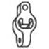 1 silentbloc d'échappement Bosal 255006