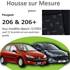 Housse de siège 206 / 206+ De 12/2003 à 01/2015 / Sauf CC