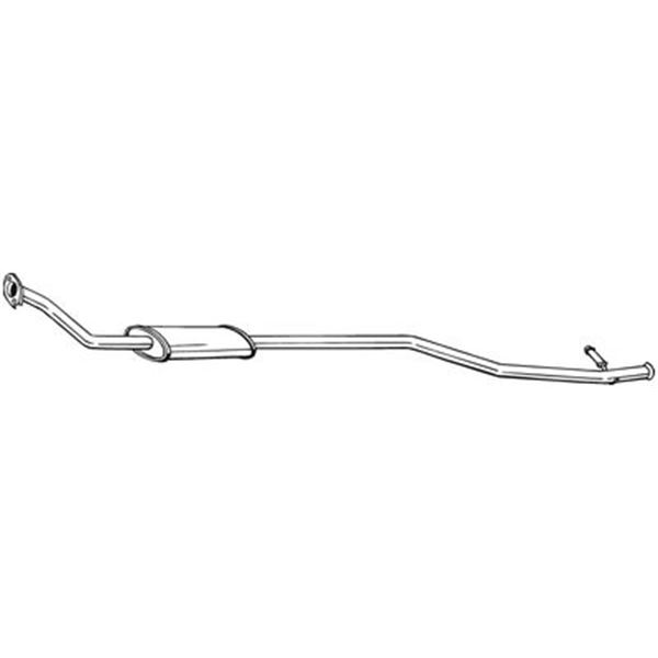 1 silencieux d'échappement intermédiaire Bosal 293001