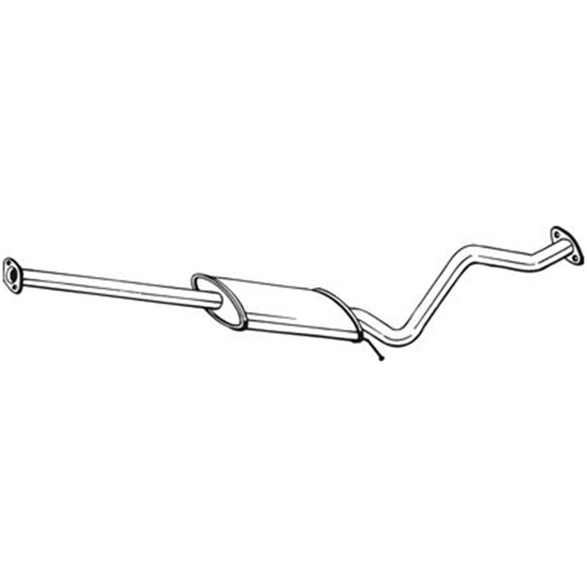 Silencieux D'échappement Intermédiaire Bosal 285357