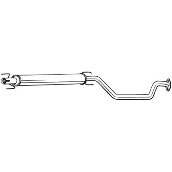 1 silencieux d'échappement intermédiaire Bosal 285117