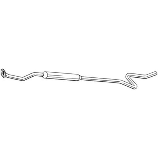 1 silencieux d'échappement intermédiaire Bosal 288135