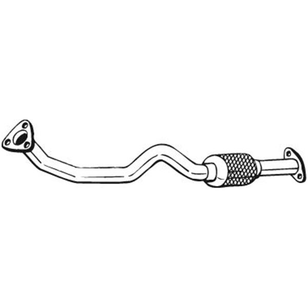1 tuyau d'échappement Bosal 827171