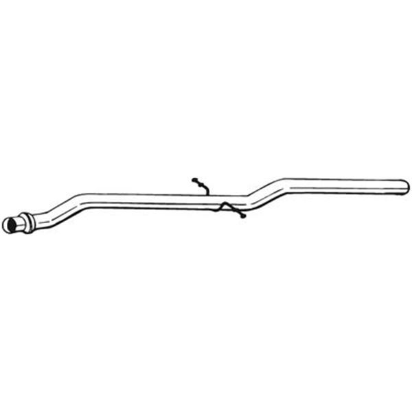 1 tuyau d'échappement Bosal 800013