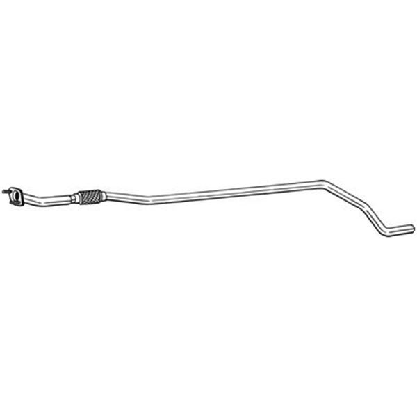 1 tuyau d'échappement Bosal 950047