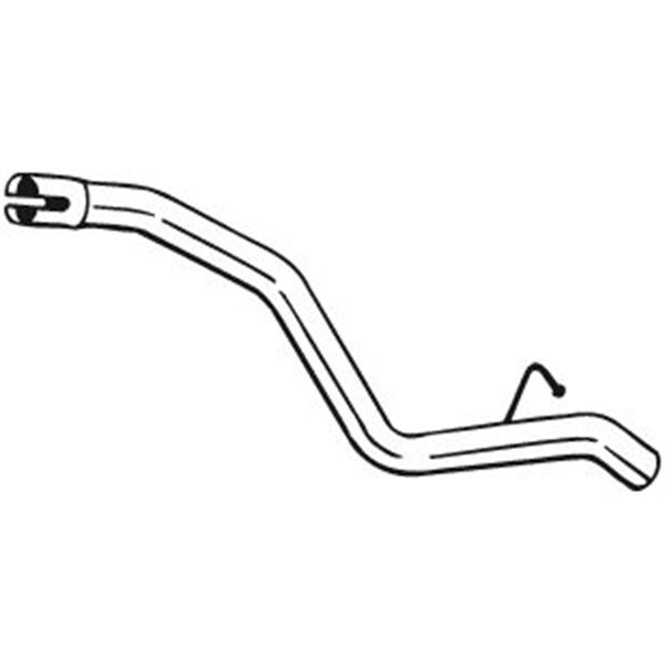 1 tuyau d'échappement Bosal 751409