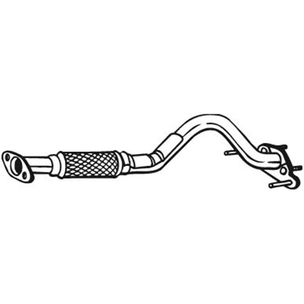 1 tuyau d'échappement Bosal 750073