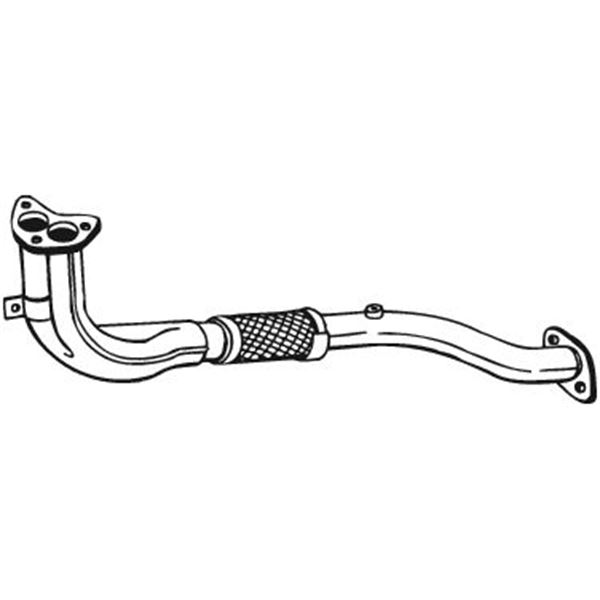 1 tuyau d'échappement Bosal 823369