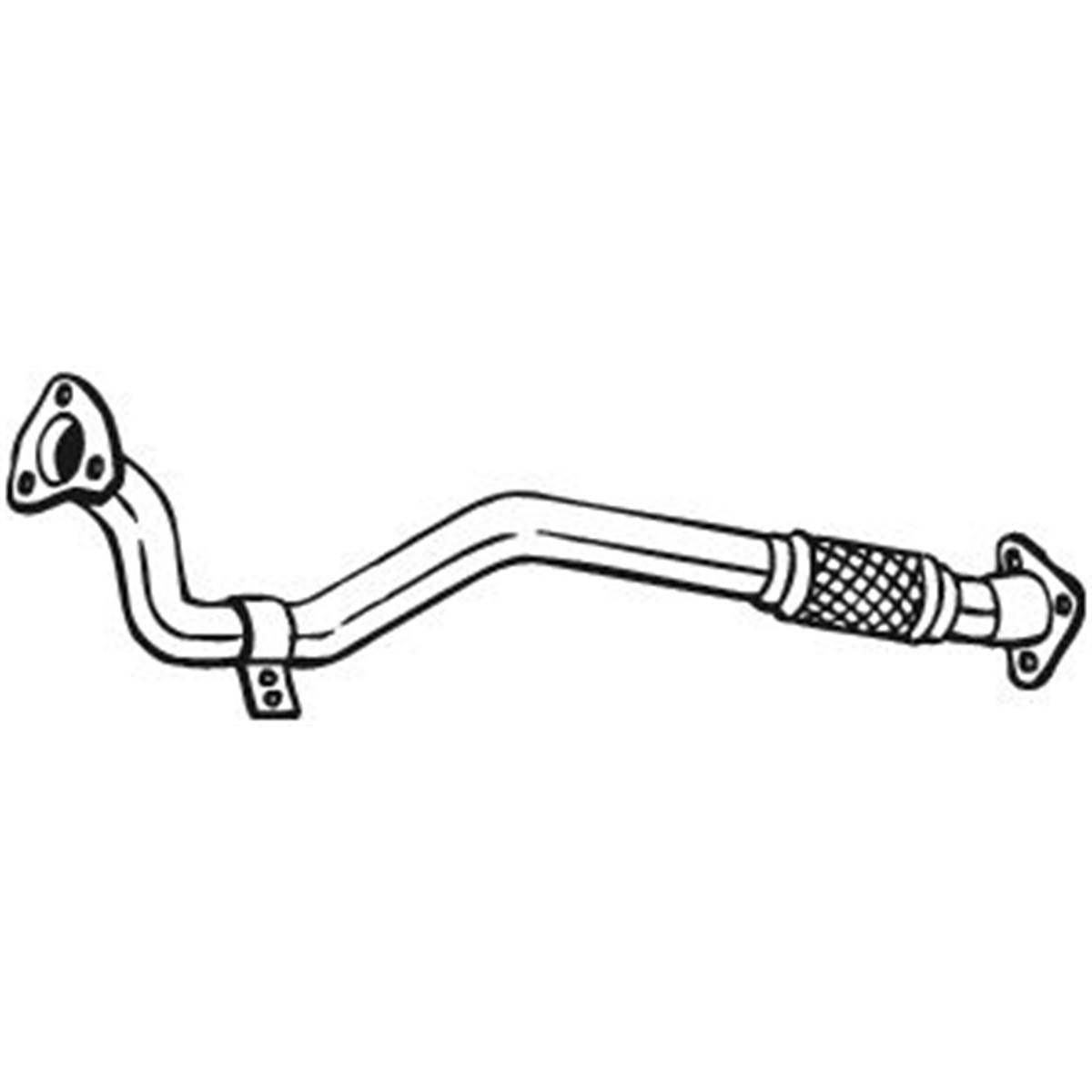 Tuyau D'échappement Bosal 741041