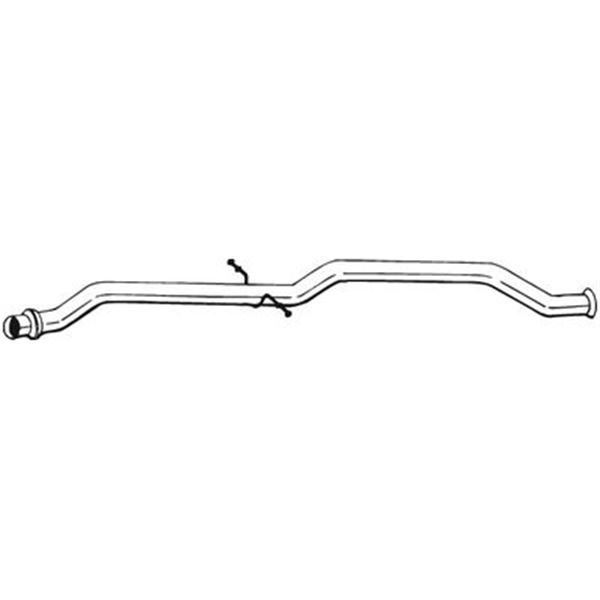 1 tuyau d'échappement Bosal 900007