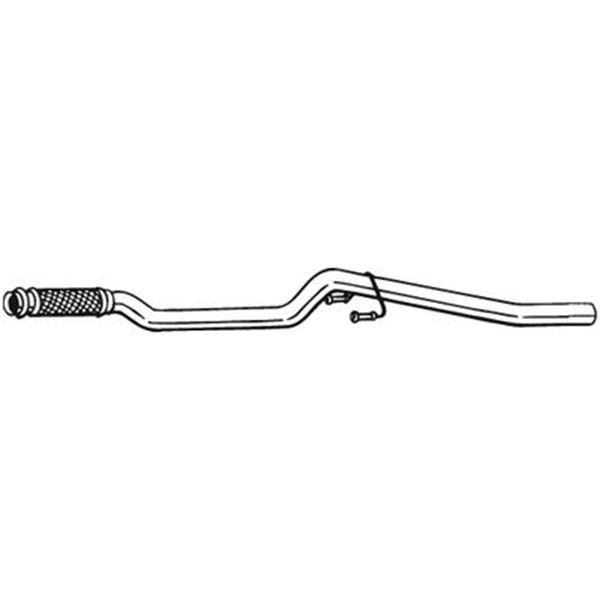 1 tuyau d'échappement Bosal 850021