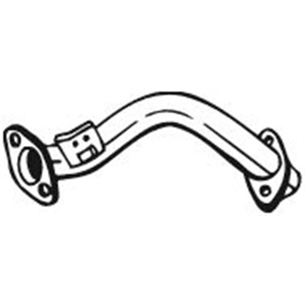 1 tuyau d'échappement Bosal 700061