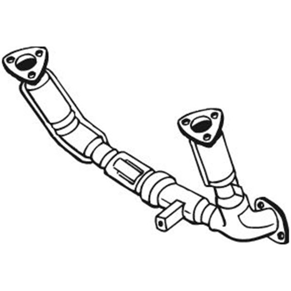 1 tuyau d'échappement Bosal 750037