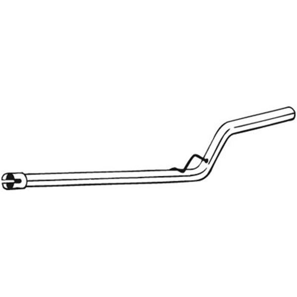 1 tuyau d'échappement Bosal 800001
