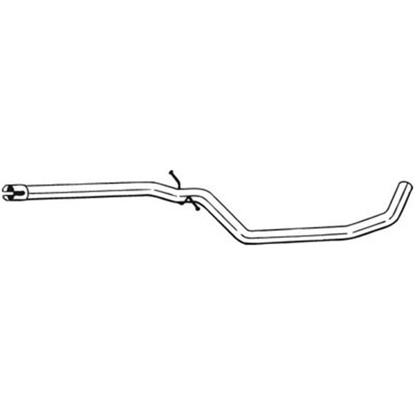 1 tuyau d'échappement Bosal 850001