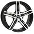 Jante aluminium Cesam 15 pouces Black Poli Brillant