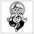 Adhésif Zoe Bidules Ganesh noir Cadox