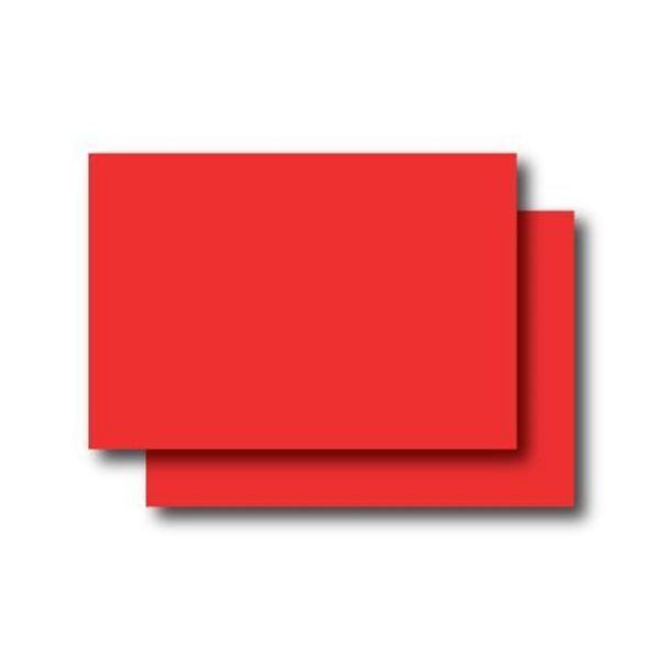 Feuilles adhésives Cadox retro rouge x2