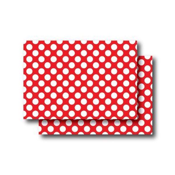 Feuilles adhésives Cadox retro pois x2