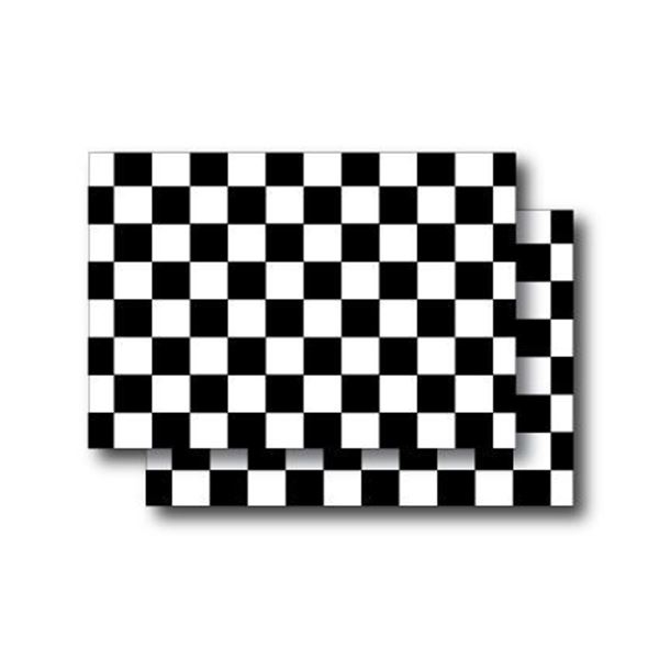 Feuilles adhésives Cadox retro damier x2
