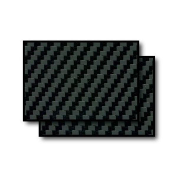 Feuilles adhésives Cadox retro Carbone argent x2