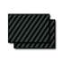 Feuilles adhésives Cadox retro Carbone argent x2