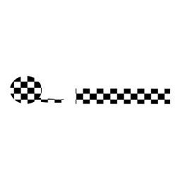 Adhésif Cadox dress car-stickar 1,2cmx8m damier