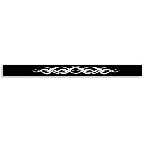 Bandeau adhésif Cadox sous-coque impression blanc sur noir motif Alize