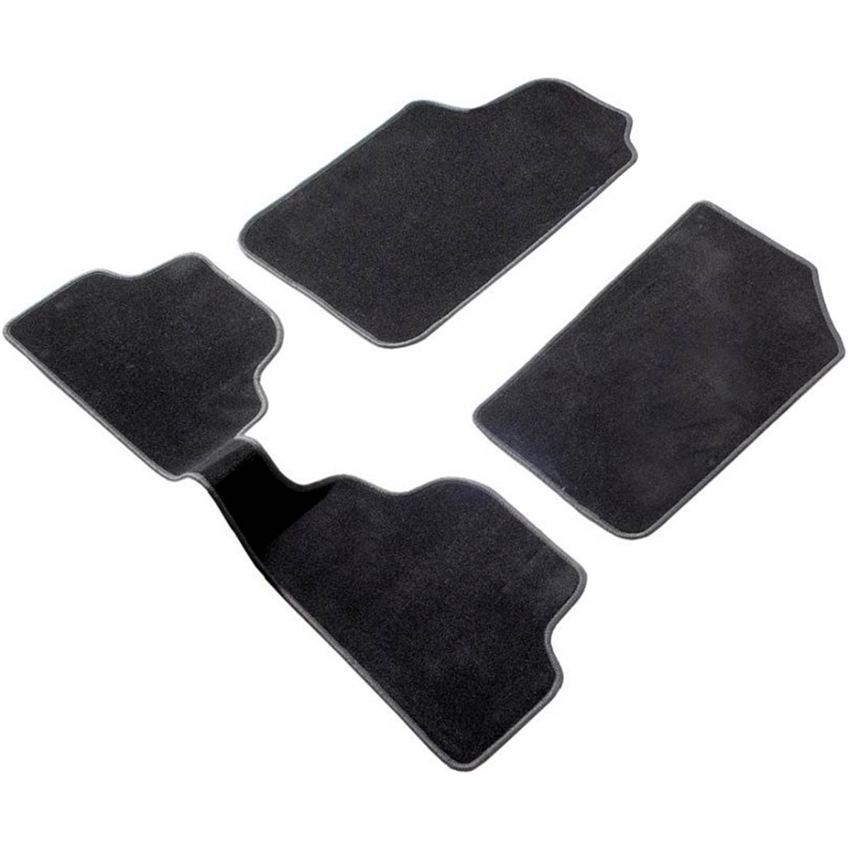 Tapis (3 pièces) Avec Pont Sur Mesure Pour Renault Twingo 2 Dès 07/07 Haut De Gamme