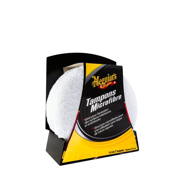 Tampons applicateur microfibre Meguiar's x2