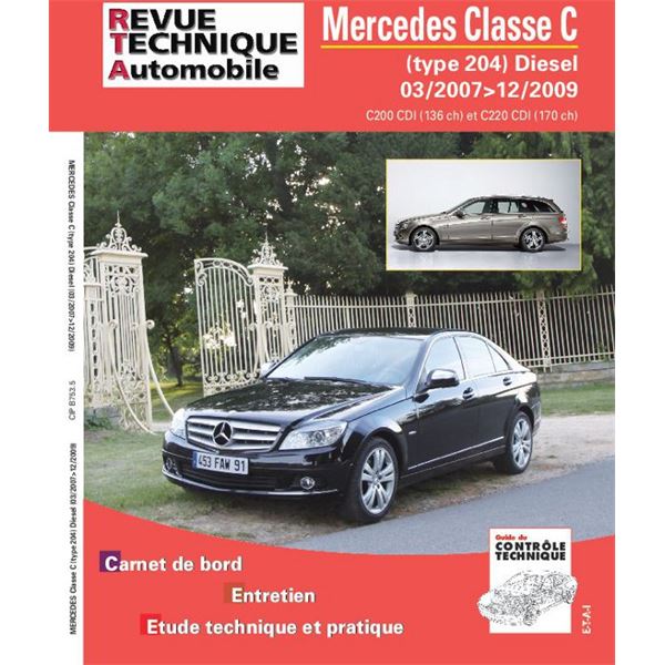 Pour classe C 2.2 DCI (135 et 170) de 03/2007 à 12/2009