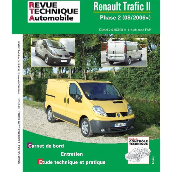 Pour Renault Trafic II 2.0 DCI (90/115) depuis 08/2006