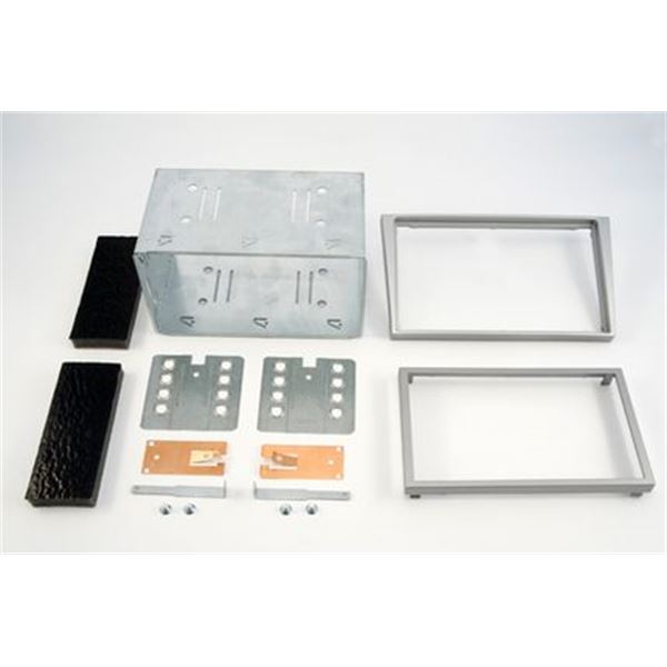 Support Décor double DIN (gris foncé) Autoradio spécial OPEL AGILA 00>