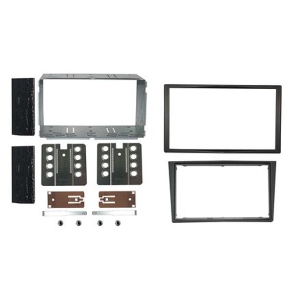 Support Décor double DIN (antracite) Autoradio spécial OPEL ASTRA 2004>