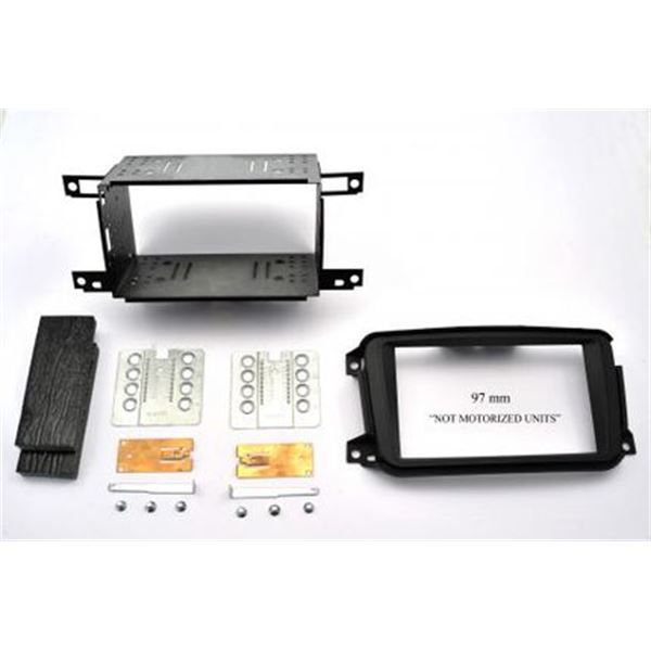Support autoradio double DIN SMART FOR -TWO 2010 NOIR