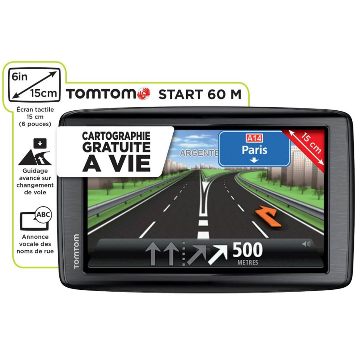 Gps Tomtom Start 60 Europe M Cartographie Gratuite À Vie