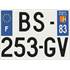 Plaque immatriculation alu Confort 275 x 200 mm département 83