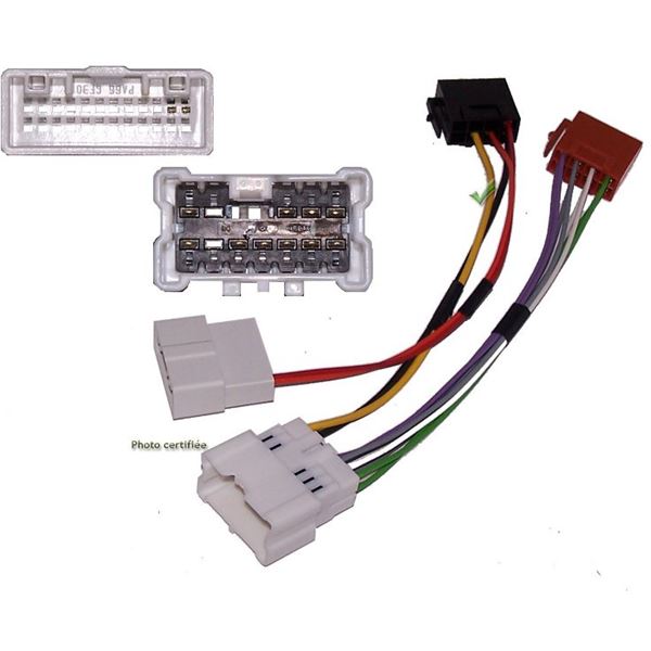 Faisceau autoradio pour DACIA / RENAULT / SANDERO / 2012>