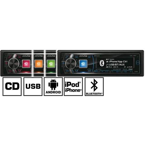 Autoradio Bluetooth Alpine CDE-178BT