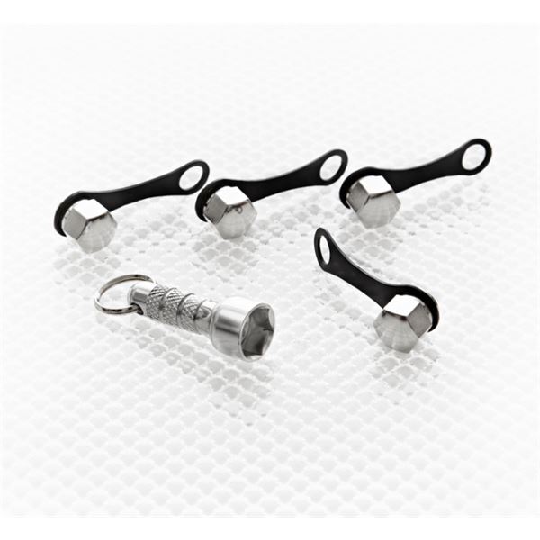 4 capuchons de valves avec attache Richbrook