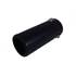 Embout d'échappement noir rond Epoxy 76mm