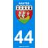 2 Stickers voiture Nantes 44