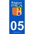 2 Stickers voiture Paca 05