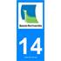 2 Stickers voiture Basse Normandie 14
