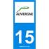 2 Stickers voiture Auvergne 15