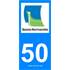 2 Stickers voiture Basse Normandie 50